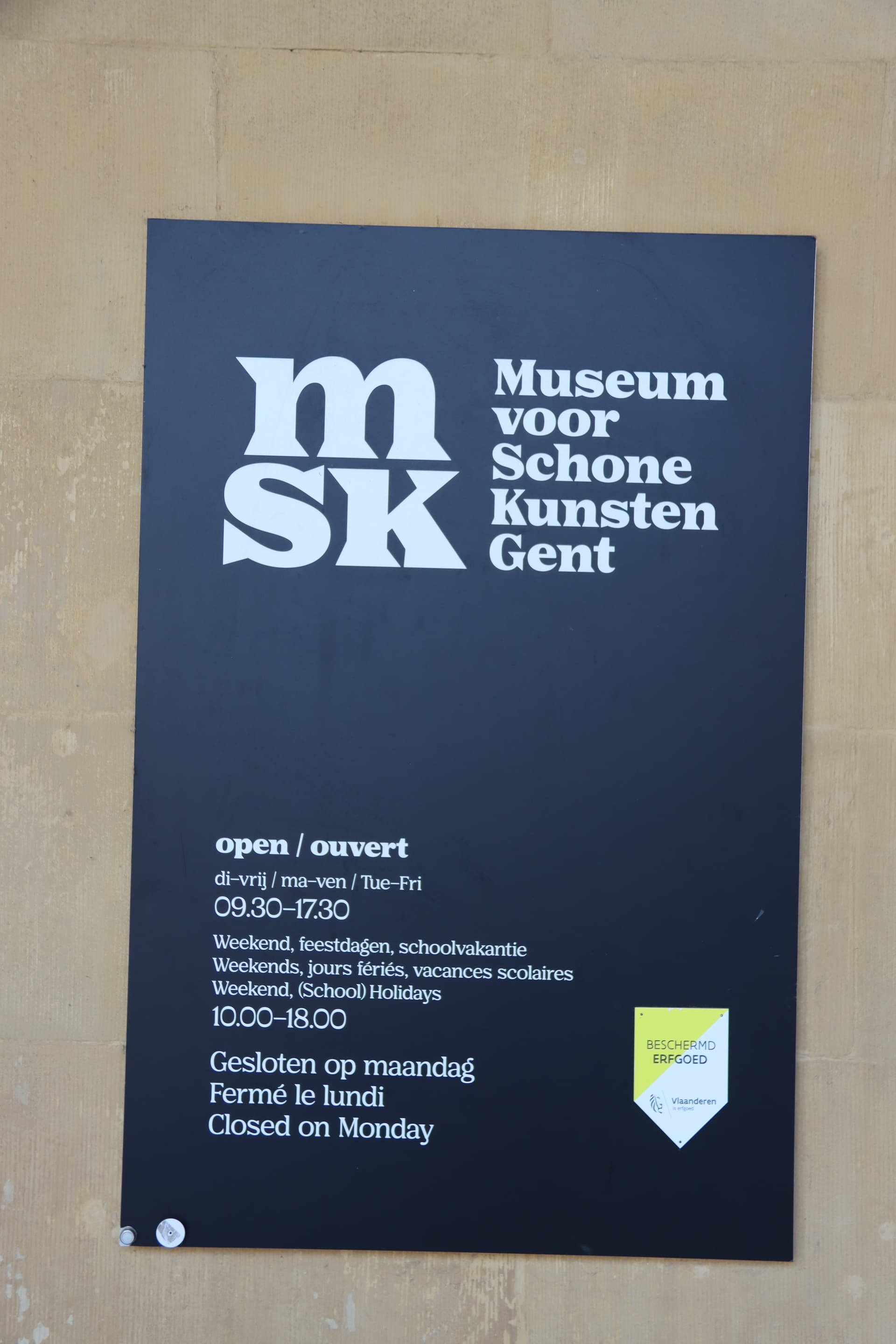 MSK Gent interieur