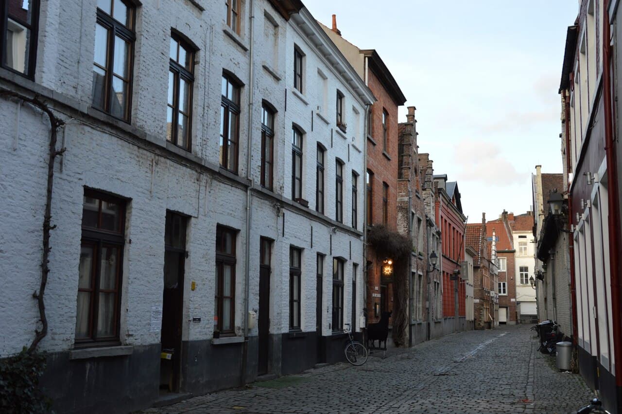 Middeleeuws straatje Patershol Gent